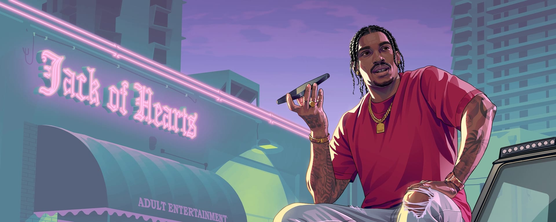 Official GTA VI media used as editorial context for a GTA Online update guide