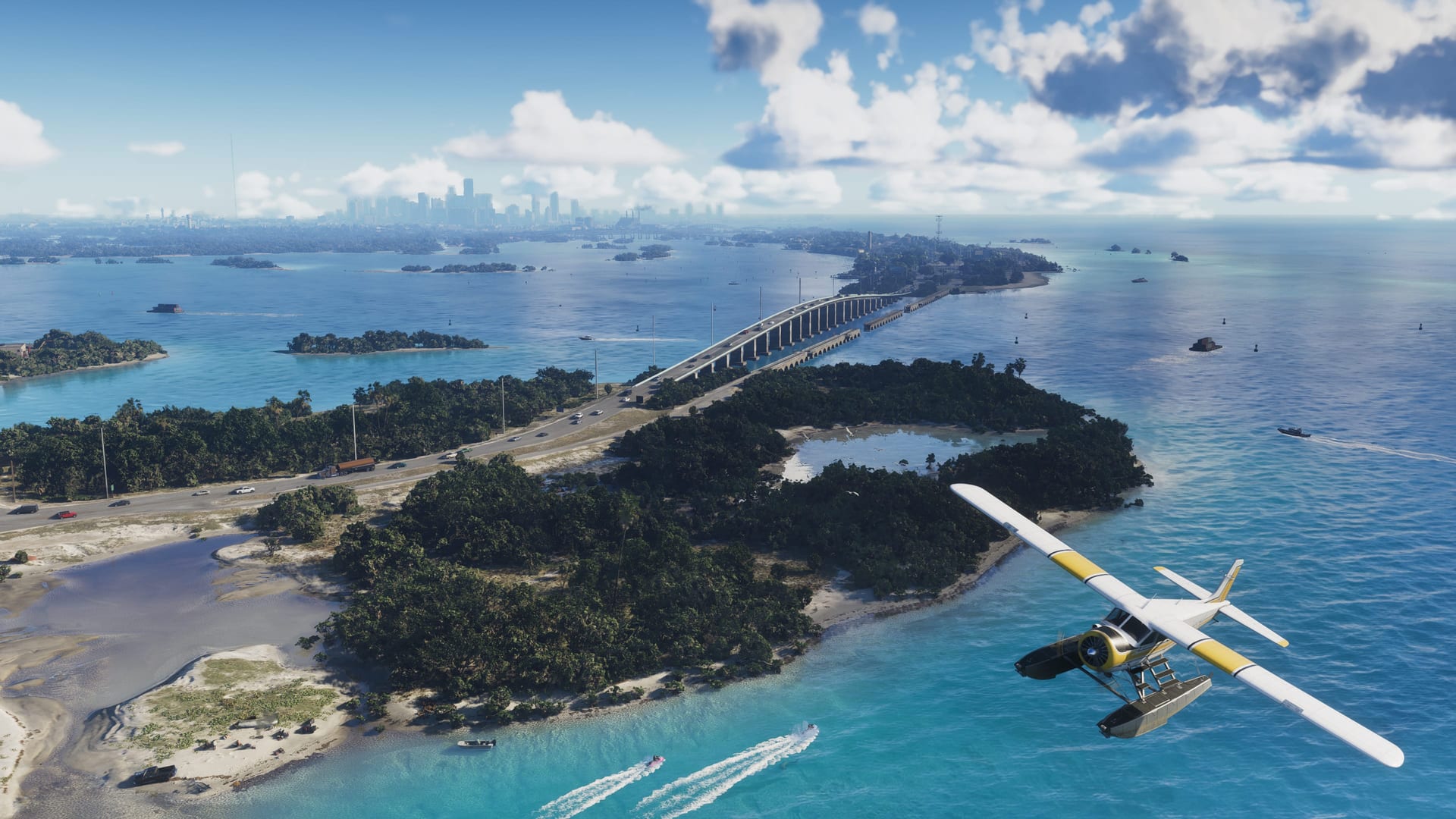 The Leonida Keys overwater highway in official GTA VI media